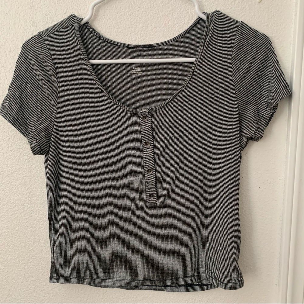Striped American Eagle top